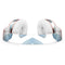 Abstract Blue Watercolor Strokes Full-Body Skin Kit for the Beats by Dre Solo 3 Wireless Headphones