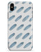 Abstract Blue Watercolor Strokes - iPhone X Clipit Case