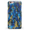 Abstract Blue Wet Paint iPhone 6/6s or 6/6s Plus INK-Fuzed Case