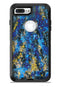 Abstract Blue Wet Paint - iPhone 7 or 7 Plus Commuter Case Skin Kit