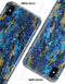 Abstract Blue Wet Paint - iPhone X Clipit Case