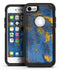 Abstract Blue and Gold Wet Paint - iPhone 7 or 8 OtterBox Case & Skin Kits