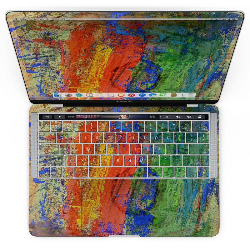 MacBook Pro with Touch Bar Skin Kit - Abstract_Bright_Primary_and_Secondary_Colored_Oil_Painting-MacBook_13_Touch_V4.jpg?