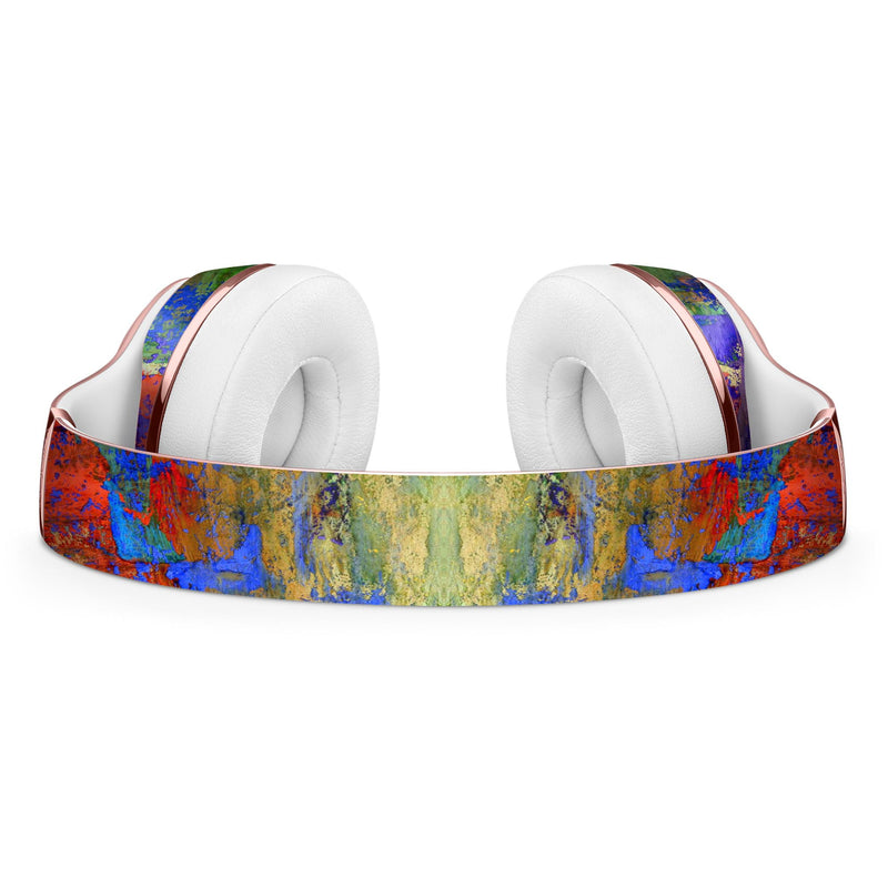 Abstract Bright Primary and Secondary Colored Oil Painting Full-Body Skin Kit for the Beats by Dre Solo 3 Wireless Headphones