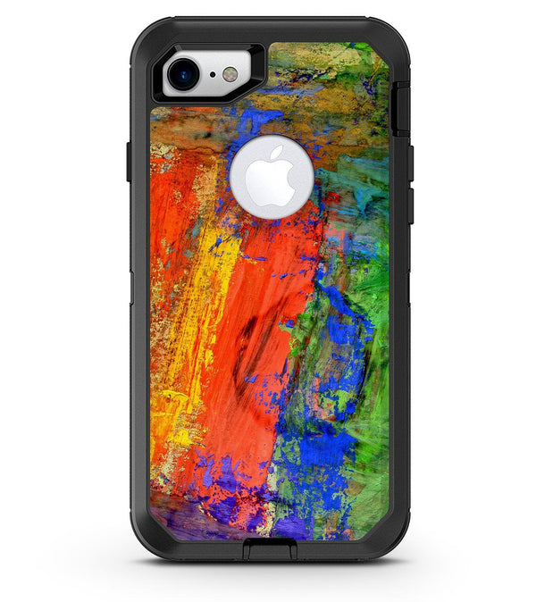 Abstract Bright Primary and Secondary Colored Oil Painting - iPhone 7 or 8 OtterBox Case & Skin Kits