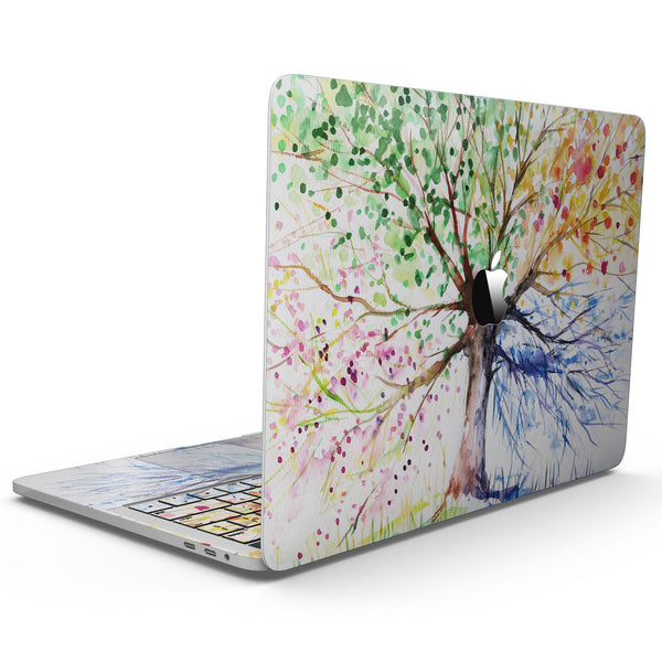 MacBook Pro with Touch Bar Skin Kit - Abstract_Colorful_WaterColor_Vivid_Tree-MacBook_13_Touch_V9.jpg?