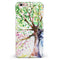 Abstract Colorful WaterColor Vivid Tree iPhone 6/6s or 6/6s Plus INK-Fuzed Case