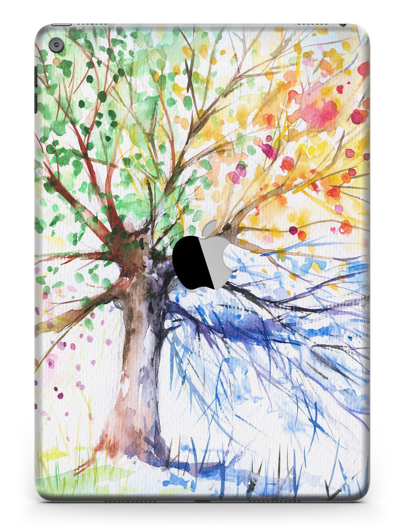 Abstract Colorful WaterColor Vivid Tree - iPad Pro 97 - View 3.jpg