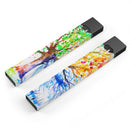 Abstract Colorful WaterColor Vivid Tree V3 - Premium Decal Protective Skin-Wrap Sticker compatible with the Juul Labs vaping device