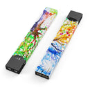 Abstract Colorful WaterColor Vivid Tree V3 - Premium Decal Protective Skin-Wrap Sticker compatible with the Juul Labs vaping device