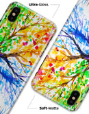 Abstract Colorful WaterColor Vivid Tree V3 - iPhone X Clipit Case