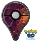 Abstract Copper Geometric Shapes Pokémon GO Plus Vinyl Protective Decal Skin Kit