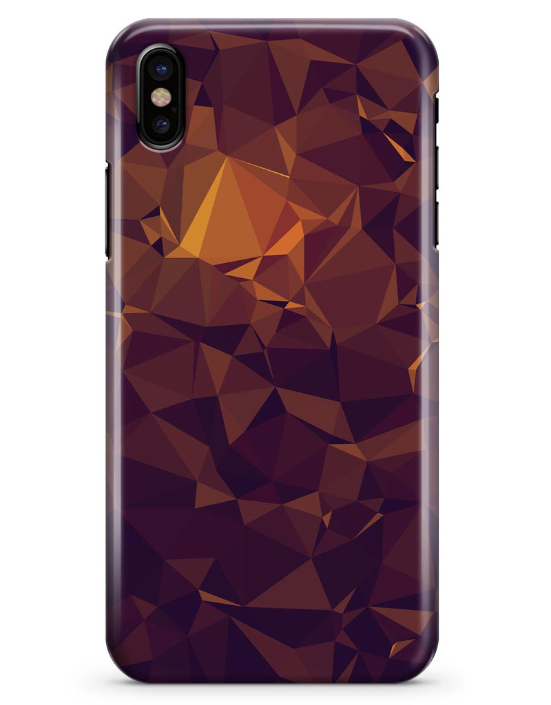 Abstract Copper Geometric Shapes - iPhone X Clipit Case