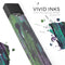 Abstract Cracked Green Paint Wall - Premium Decal Protective Skin-Wrap Sticker compatible with the Juul Labs vaping device