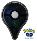 Abstract Dark Blue Geometric Shapes Pokémon GO Plus Vinyl Protective Decal Skin Kit
