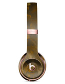 Abstract Dark Gray and Gold Shards Full-Body Skin Kit for the Beats by Dre Solo 3 Wireless Headphones