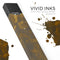Abstract Dark Gray and Gold Shards - Premium Decal Protective Skin-Wrap Sticker compatible with the Juul Labs vaping device