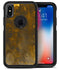Abstract Dark Gray and Gold Shards - iPhone X OtterBox Case & Skin Kits