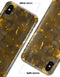 Abstract Dark Gray and Golden Specks - iPhone X Clipit Case