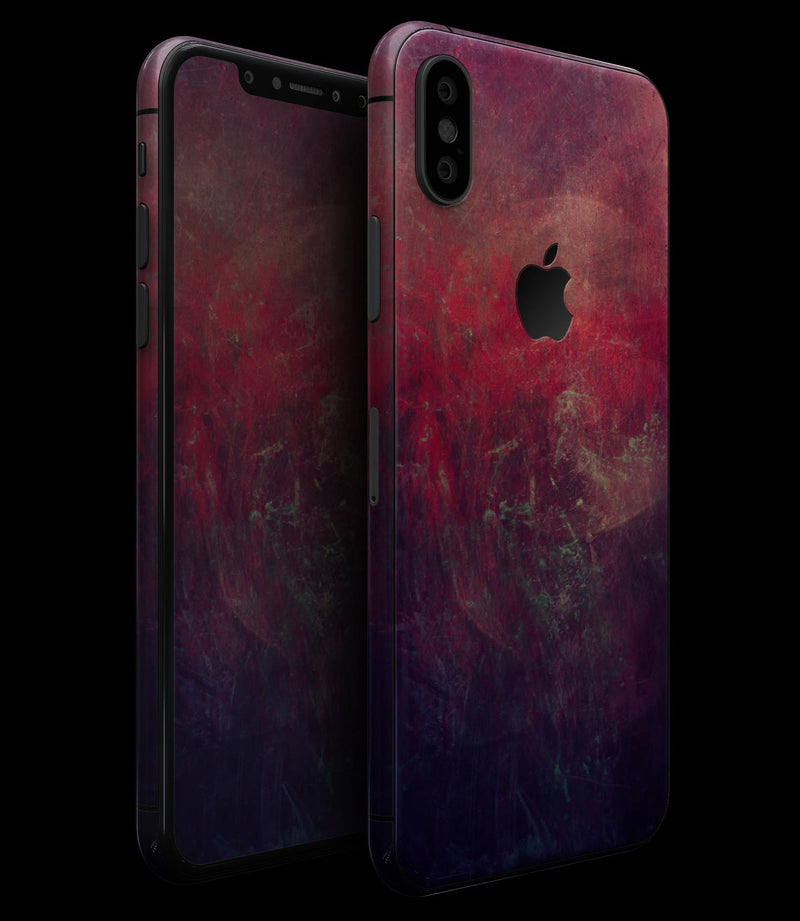 Abstract Fire & Ice V11 - iPhone XS MAX, XS/X, 8/8+, 7/7+, 5/5S/SE Skin-Kit (All iPhones Avaiable)