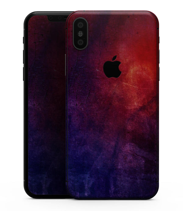 Abstract Fire & Ice V13 - iPhone XS MAX, XS/X, 8/8+, 7/7+, 5/5S/SE Skin-Kit (All iPhones Avaiable)