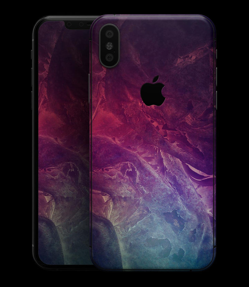Abstract Fire & Ice V15 - iPhone XS MAX, XS/X, 8/8+, 7/7+, 5/5S/SE Skin-Kit (All iPhones Avaiable)