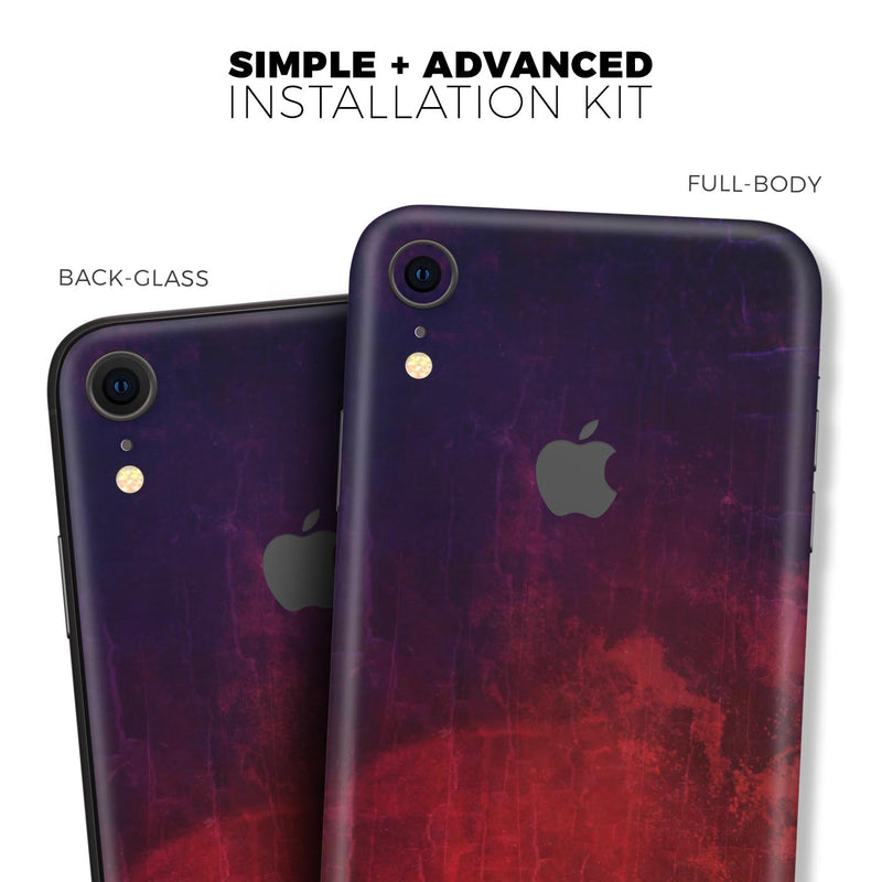 Abstract Fire & Ice V16 - Skin-Kit for the Apple iPhone XR, XS MAX, XS/X, 8/8+, 7/7+, 5/5S/SE (All iPhones Available)