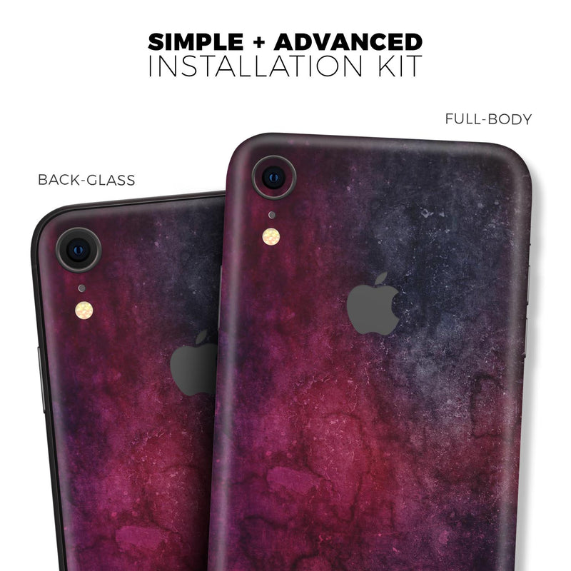 Abstract Fire & Ice V18 - Skin-Kit for the Apple iPhone XR, XS MAX, XS/X, 8/8+, 7/7+, 5/5S/SE (All iPhones Available)