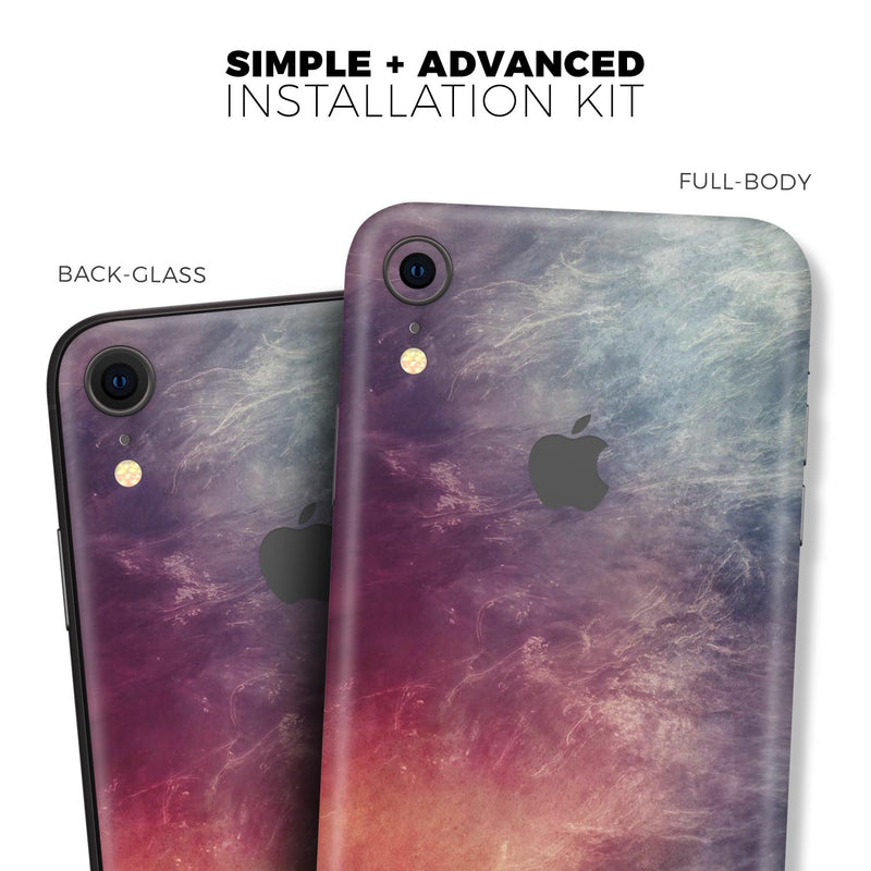 Abstract Fire & Ice V19 - Skin-Kit for the Apple iPhone XR, XS MAX, XS/X, 8/8+, 7/7+, 5/5S/SE (All iPhones Available)