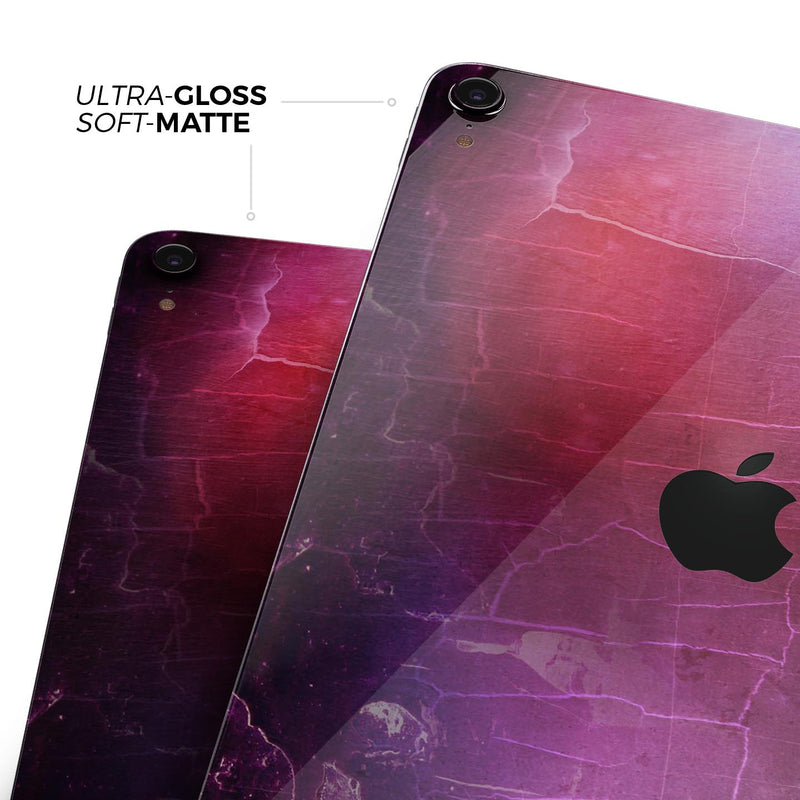 Abstract Fire & Ice V3 - Full Body Skin Decal for the Apple iPad Pro 12.9", 11", 10.5", 9.7", Air or Mini (All Models Available)