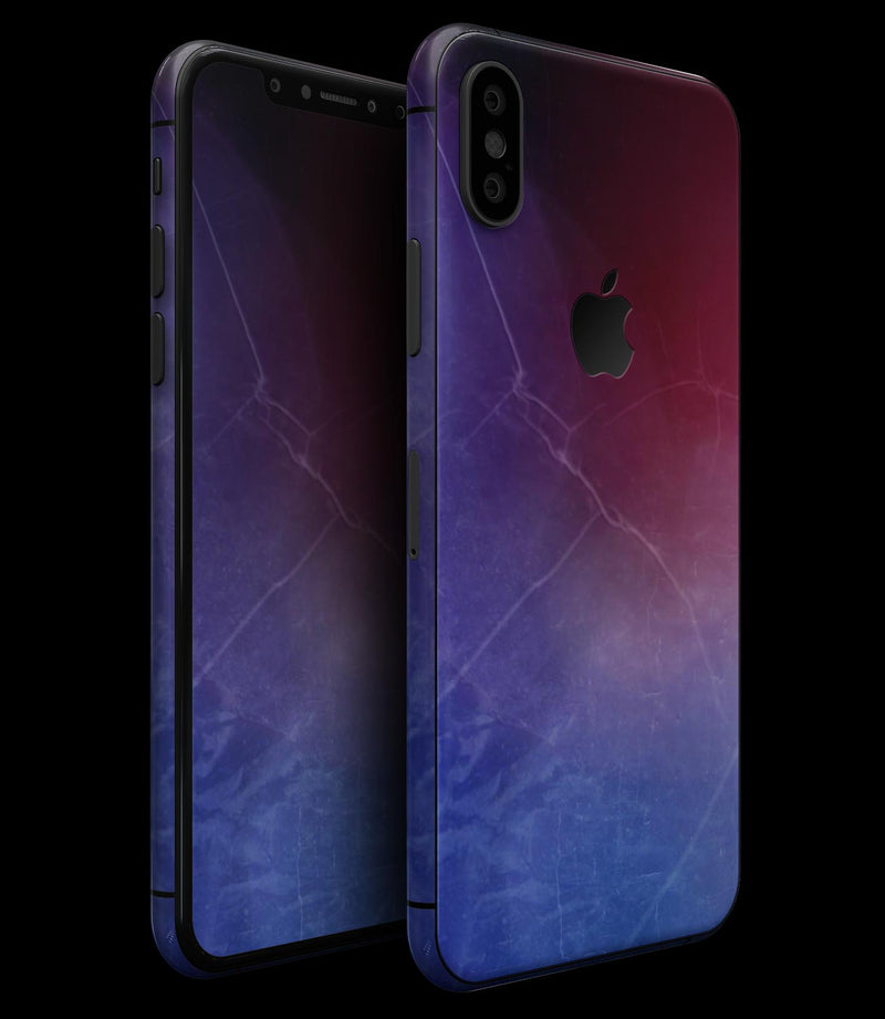 Abstract Fire & Ice V5 - iPhone XS MAX, XS/X, 8/8+, 7/7+, 5/5S/SE Skin-Kit (All iPhones Avaiable)