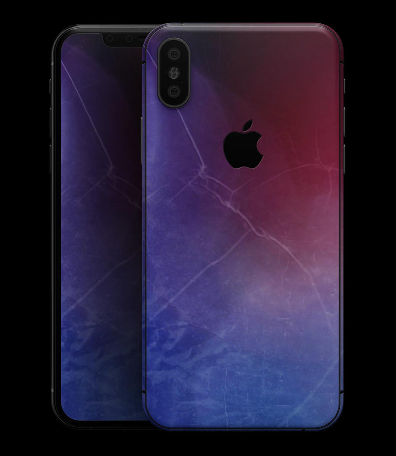 Abstract Fire & Ice V5 - iPhone XS MAX, XS/X, 8/8+, 7/7+, 5/5S/SE Skin-Kit (All iPhones Avaiable)