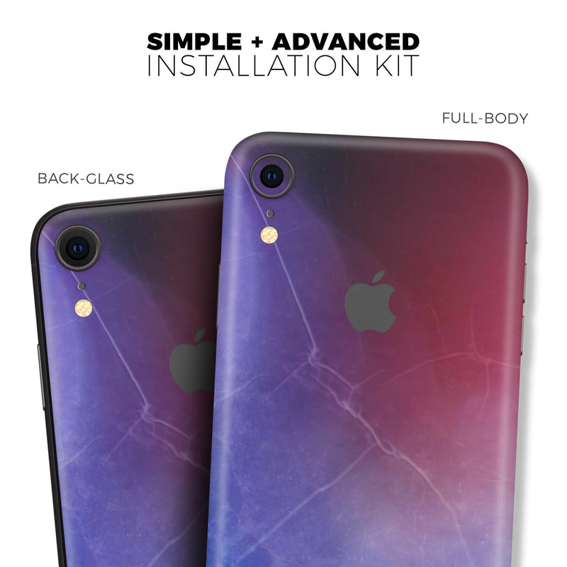 Abstract Fire & Ice V5 - Skin-Kit for the Apple iPhone XR, XS MAX, XS/X, 8/8+, 7/7+, 5/5S/SE (All iPhones Available)