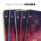 Abstract Fire & Ice V6 - Skin-Kit for the Apple iPhone XR, XS MAX, XS/X, 8/8+, 7/7+, 5/5S/SE (All iPhones Available)
