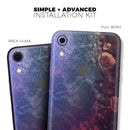 Abstract Fire & Ice V8 - Skin-Kit for the Apple iPhone XR, XS MAX, XS/X, 8/8+, 7/7+, 5/5S/SE (All iPhones Available)