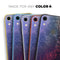 Abstract Fire & Ice V8 - Skin-Kit for the Apple iPhone XR, XS MAX, XS/X, 8/8+, 7/7+, 5/5S/SE (All iPhones Available)