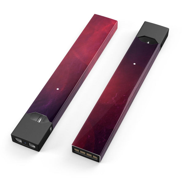 Abstract Fire & Ice V12 - Premium Decal Protective Skin-Wrap Sticker compatible with the Juul Labs vaping device