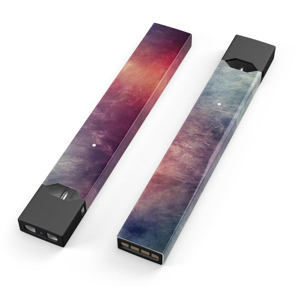 Abstract Fire & Ice V19 - Premium Decal Protective Skin-Wrap Sticker compatible with the Juul Labs vaping device