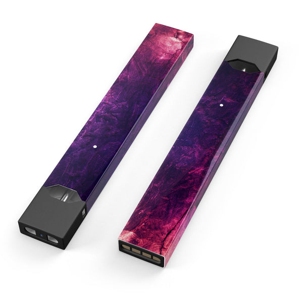 Abstract Fire & Ice V1 - Premium Decal Protective Skin-Wrap Sticker compatible with the Juul Labs vaping device