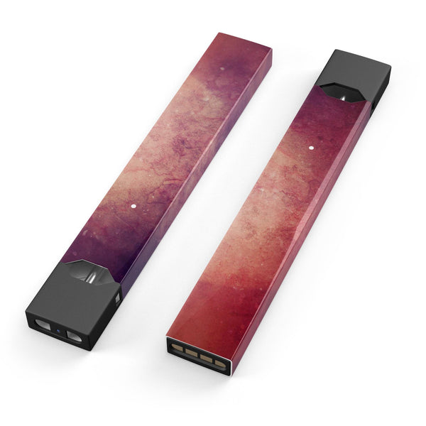 Abstract Fire & Ice V20 - Premium Decal Protective Skin-Wrap Sticker compatible with the Juul Labs vaping device