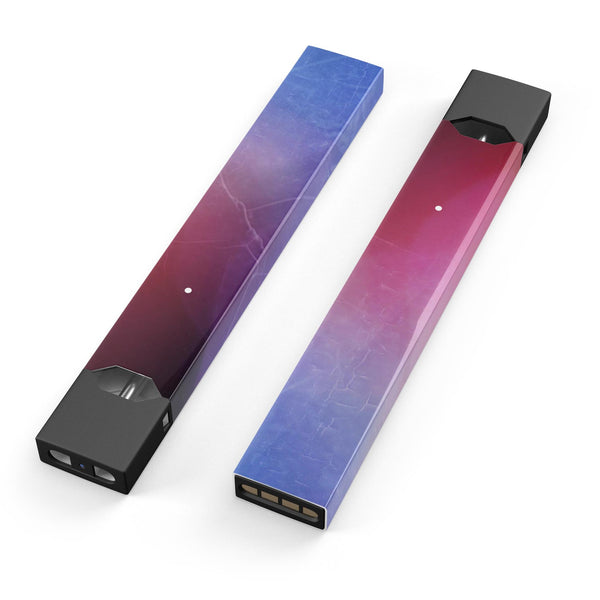 Abstract Fire & Ice V5 - Premium Decal Protective Skin-Wrap Sticker compatible with the Juul Labs vaping device