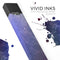 Abstract Fire & Ice V8 - Premium Decal Protective Skin-Wrap Sticker compatible with the Juul Labs vaping device