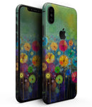 Abstract Flower Meadow - iPhone XS MAX, XS/X, 8/8+, 7/7+, 5/5S/SE Skin-Kit (All iPhones Avaiable)