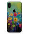 Abstract Flower Meadow - iPhone XS MAX, XS/X, 8/8+, 7/7+, 5/5S/SE Skin-Kit (All iPhones Avaiable)