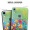 Abstract Flower Meadow - Skin-Kit for the Apple iPhone XR, XS MAX, XS/X, 8/8+, 7/7+, 5/5S/SE (All iPhones Available)