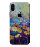 Abstract Flower Meadow v2 - iPhone XS MAX, XS/X, 8/8+, 7/7+, 5/5S/SE Skin-Kit (All iPhones Avaiable)