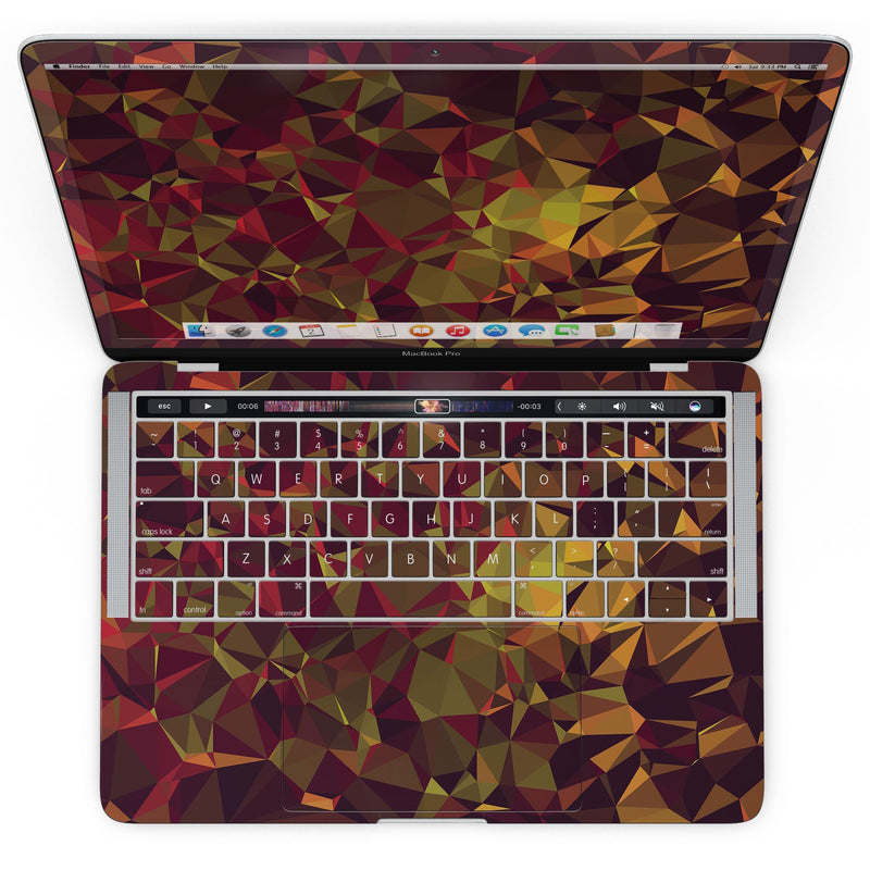 MacBook Pro with Touch Bar Skin Kit - Abstract_Geometric_Lava_Triangles-MacBook_13_Touch_V4.jpg?