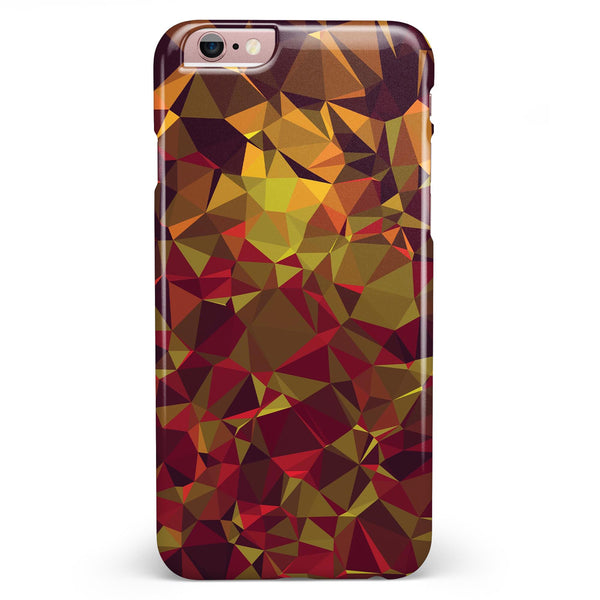 Abstract Geometric Lava Triangles iPhone 6/6s or 6/6s Plus INK-Fuzed Case