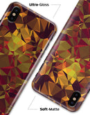 Abstract Geometric Lava Triangles - iPhone X Clipit Case