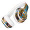 Abstract Gold and Teal Wet Paint Full-Body Skin Kit for the Beats by Dre Solo 3 Wireless Headphones